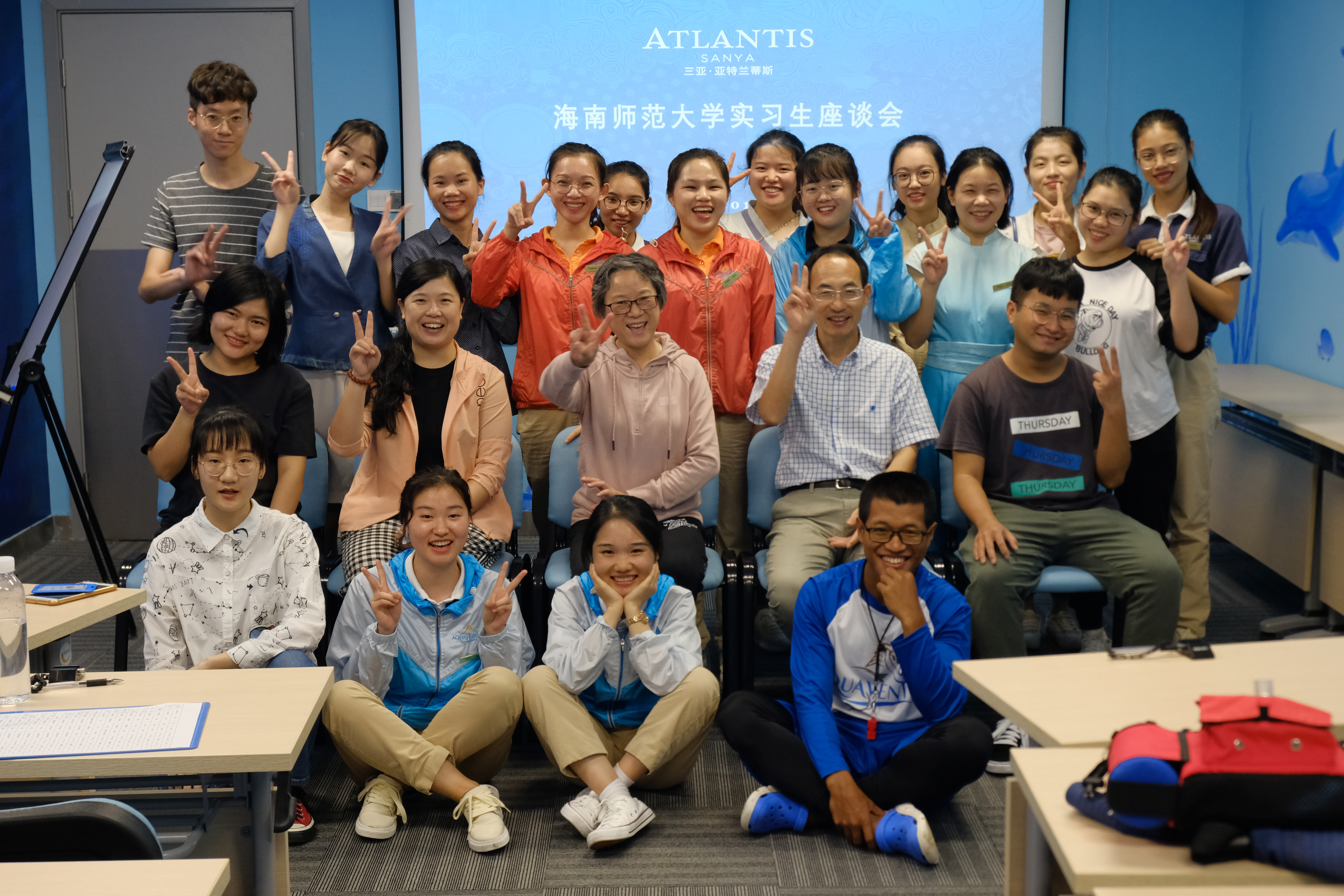 旅游学院赴陵水及三亚看望实习生