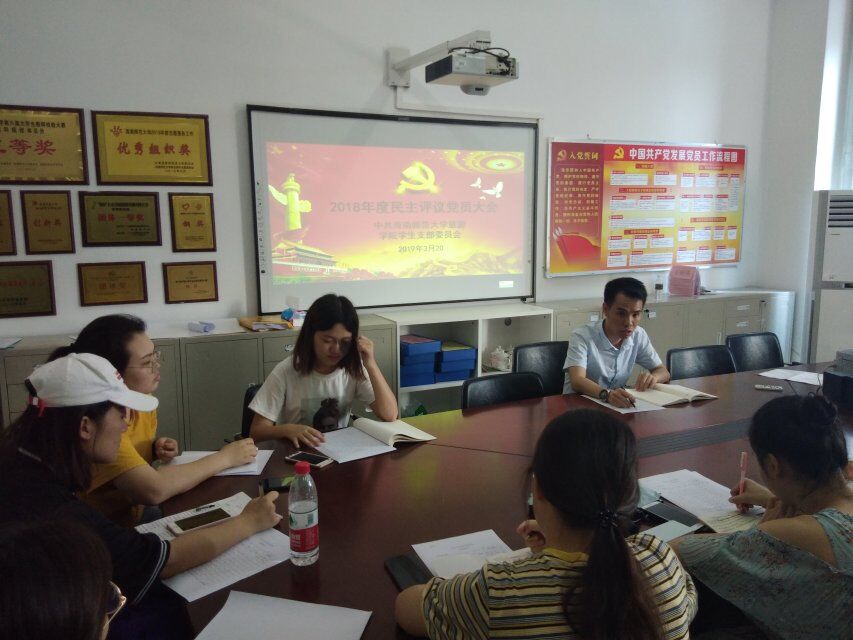 旅游学院举办学生党支部2018年度组织生活会和民主评议会
