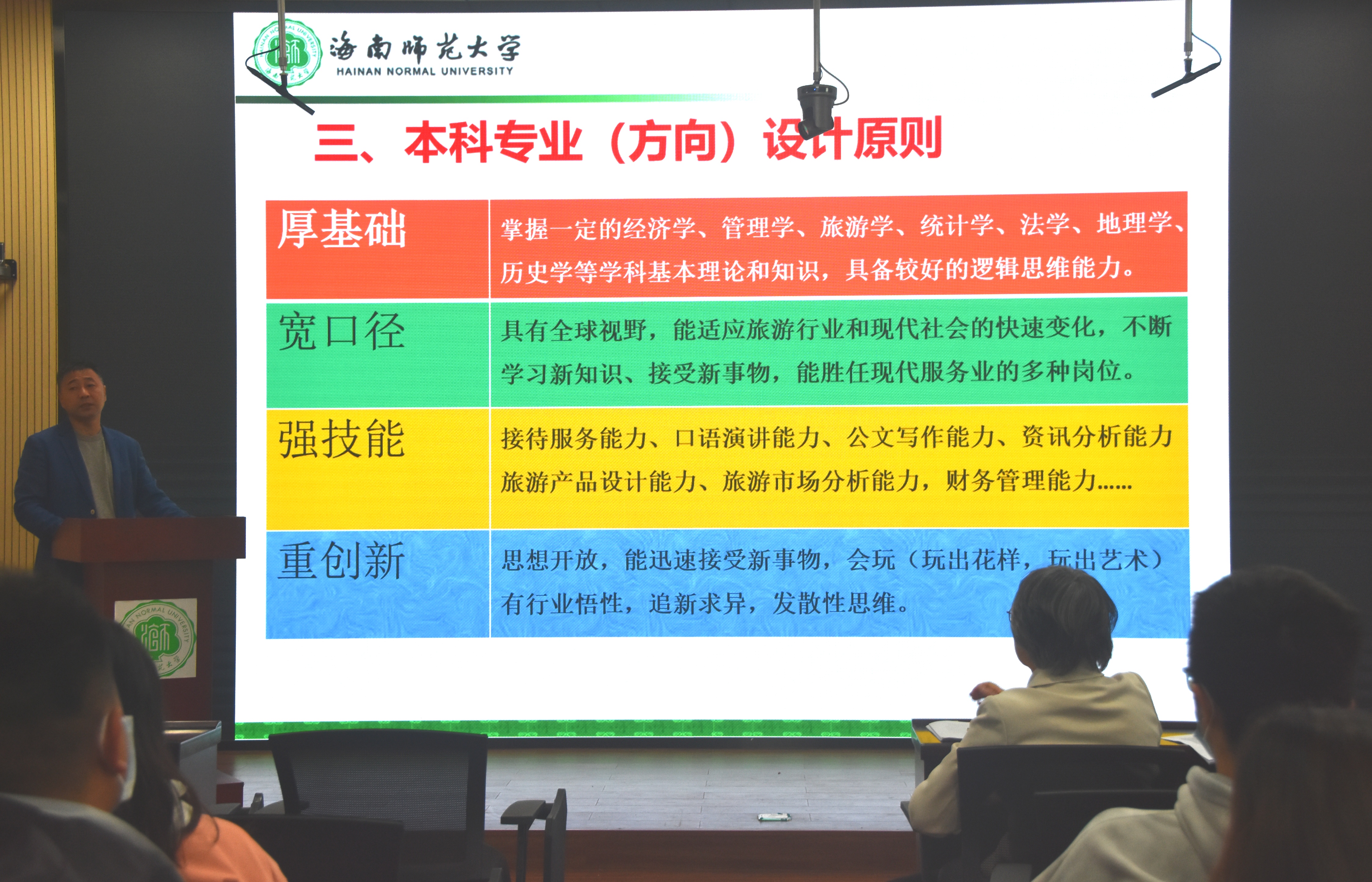 旅游学院举办2020级旅游管理专业分班活动