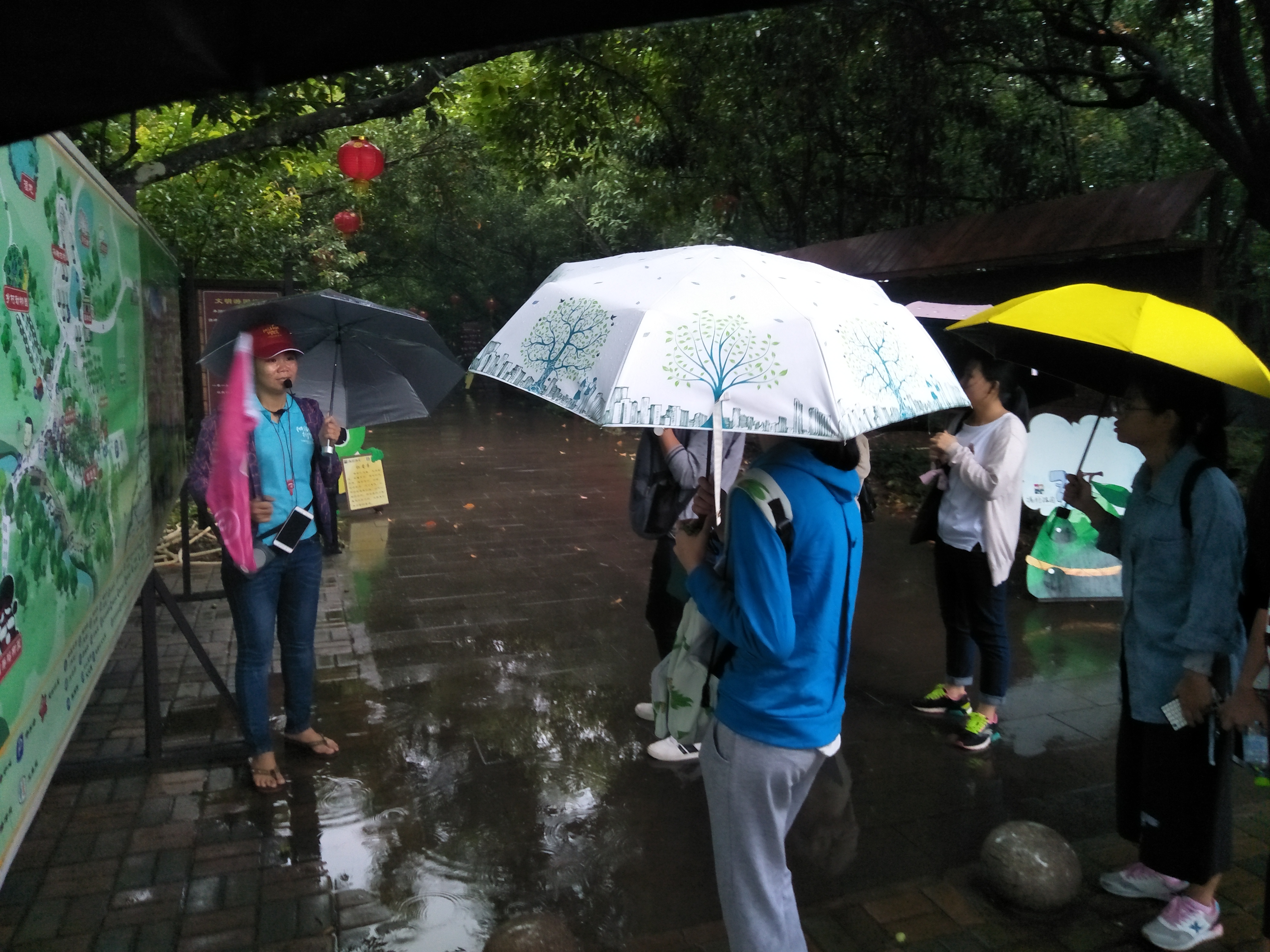 旅游学院冯塘绿园乡村旅游区实践活动