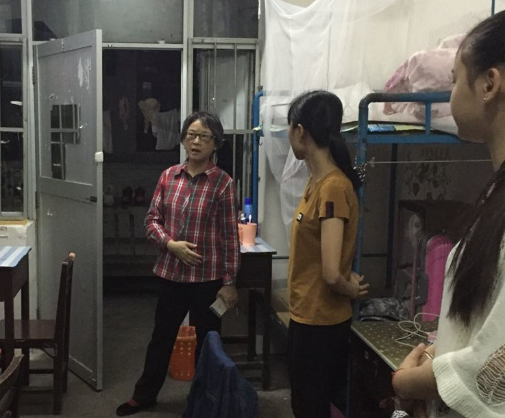 旅游学院开展新学期走访学生宿舍活动